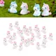 30Pc Lovely Miniature Unicorn Statues Fairy Garden Dollhouse Bonsai Ornament