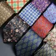 Vintage Super Soft Floral Silk Ties Men's Fashion 8cm Flower Necktie For Men Wedding Business