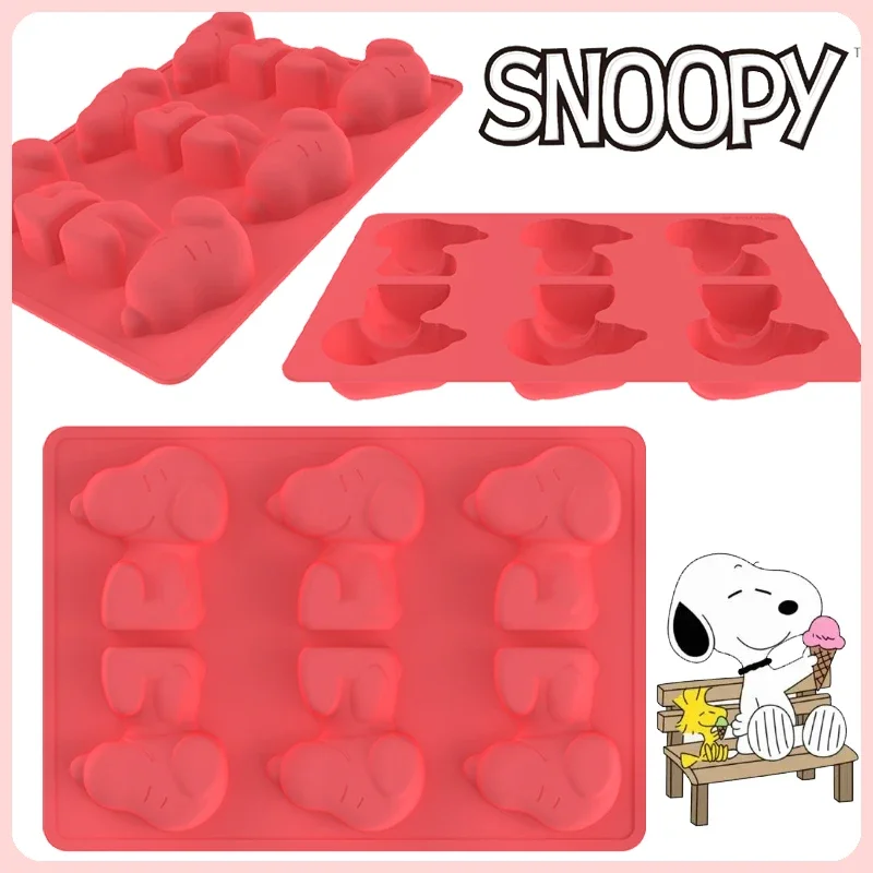Snoopy silikon formen diy fondant form kuchen dekorations werkzeuge schokoladen formen kuchen dekoration küche back zubehör werkzeuge Image