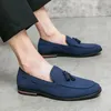 Elegante Schuhe Männer Klassische Kleid Müßiggänger Männer Marke Schuhe Moda Italiana Wildleder Quaste Leder Schuhe Formale Mocassim Masculino Couro