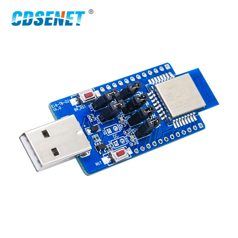 Testplatine ZigBee USB-Modul 2,4 GHz USB zu TTL UART CH340G CC2530 E18-MS1-PCB E18-TBL-01 ir zigbee ble Image