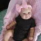 50cm bebe wieder geborene Baby puppe Kleinkind echte Soft Touch Maddie mit hand gefertigten Haaren