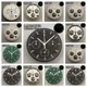 VK63LARIMOKER 31.5mm green grey white black quartz movement watch dial and VK63 watch hands luminous