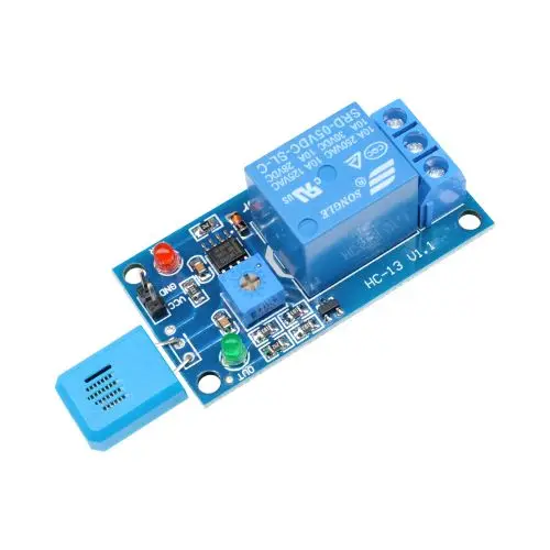 HR202 5V Feuchtigkeitsschalter-Sensor-Relais modul Empfindliche Luft feuchtigkeit Controller-Sensor-Modul Direkt antriebs relais Image