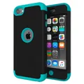 for iPod Touch 7/Touch 6 Case High Impact Heavy Duty Shockproof Full-Body Protective Case with Dual