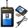 X4FF Ausweishalter mit Reißverschluss PU-Leder Ausweiskartenhalter Geldbörse für Hülle 5