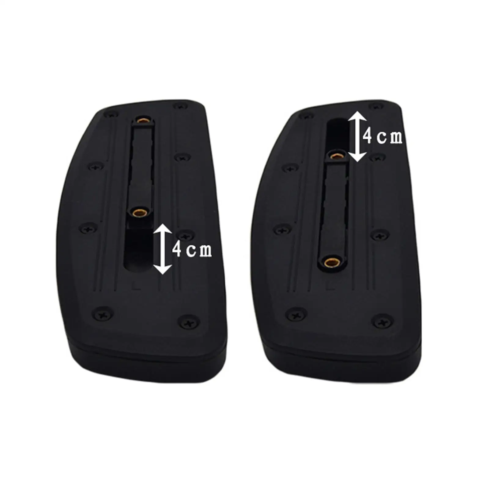 2x Bürostuhl Ersatz Armlehne Arm polster schwarz einfach zu installieren wasserdichte Bürostuhl Zubehör Schreibtischs tuhl Arm polster Image