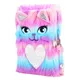 Diary for Girls with Lock and Keys Cute Lion Plush Diary Secret Diary Writing Journal Lined Pages