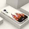 Heftige rote Feuer Telefon hülle für Xiaomi Poco F5 x5 x4 Pro x3 f3 mi 11 Lite 5g ne 12 13 Lite 12t