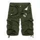 Mens Military Cargo Shorts 2024 New Brand New Army Camouflage Shorts Men Cotton Loose Work Casual