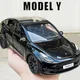 1:24 Tesla Modell y Geländewagen Legierung Auto Modell Druckguss Metall Spielzeug Fahrzeug Auto