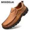 Neue Männer Schuhe 100% Echtem Leder Casual Schuhe Hohe Qualität Komfortable Arbeit Schuhe Kuh Leder Slipper Sneakers Schuhe Größe 48