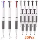 20Pcs 3-in-1 Multicolor Ballpoint Pen 0.7mm Retractable Fine Point Pens for Students Nurse Office