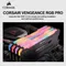 Corsair Rache rgb pro ddr4 16gb 8gb 3200mhz 3600mhz intel xmp 2,0 icue kompatible computer speicher