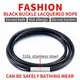 Beier 316L stainless Korean version of silicone leather necklace simple fashion high quality