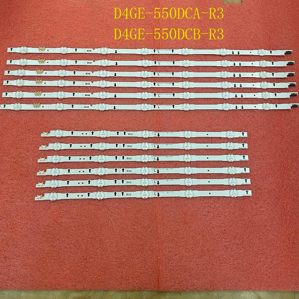 LED-Hintergrund beleuchtung Streifen für Samsung UE55H6270SS UE55H6290AS UE55H6290SS UE55H6400AK UE55H6400AW UE55H6400AY UE55H6410AS UE55H6410SD Image