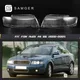 Samger 1Pair Car Front Headlight Headlamp Lens Cover For Audi A4 B6 2002-2005 Transparent HeadLamp