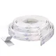 1/2/3/5/10M White Self-Adhesive Silicone Rubber Seal Strip Width 5/10/15/20/30mm Thick 1/2/3/5mm