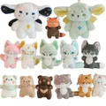 Kawaii Magic Starry Wings Sheep Plushie Colour Wolf Dog Puppy Plushie Pendant Tiger Fox Cat Panda