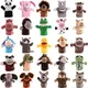 Animal Hand Puppet Baby Educational Cartoon Plush Toy Pretend Telling Story Soft Doll Stuffed