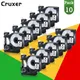 Cruxer 10PK 12mm Label Tape Compatible for Dymo D1 45010 45013 45021 Cartridge for Dymo Label