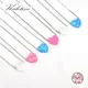 KALETINE 925 Sterling Silver Necklaces Created Opal Pendant Heart Shaped Opal Accessories Women