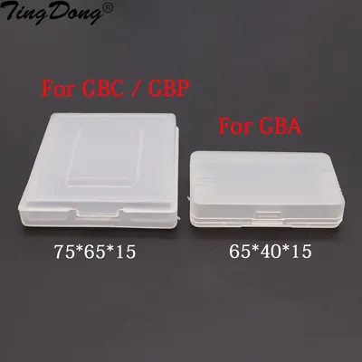 Kunststoff-Spielkassetten-Kartenetui für GameBoy Color GBC GBA GBP Gaming-Karten, staubdicht, Image