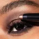 Waterproof Pearlescent Eyeshadow Stick with Sharpener Lasting Shiny Nude Brown Eyes Shadow Makeup