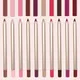 15 Colors Lipliner Multicolor Waterproof Long-lasting Pigment Private Label Lip Liner Custom Bulk