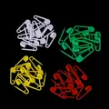 100Pcs Safety Plastic Tag Pin 5 Colors Fastener Clips Knitting Stitch Marker Tag DIY Label Card