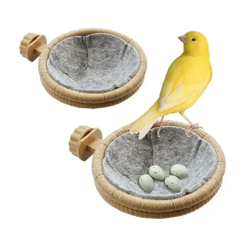 Kanarienvogel nester für Käfige 2 stücke Vogelnest für Käfig vögel die Brut nest Papagei Nistkasten