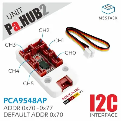 M5Stack Offizielle I2C Hub 1 bis 6 Erweiterungseinheit (PCA9548A) Image