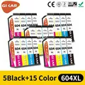 GIKAR Replacement For EPSON 604XL 604 T604XL E-604XL T604 XL Ink Cartridges for Epson XP-2200 2205