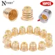 10pcs E14 Brass Lacy Lamp Holder Light Beads Bases Screw Type Bulb Cover DIY Parts Accessroies