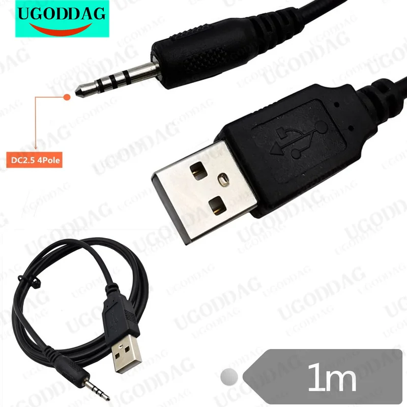 1Pc 2,5mm Neue USB Ladegerät Power Kabel für Synchros E40BT/E50BT Kopfhörer J56BT S400BT S700 Einfach zu Bedienen Durable CE1789 Image