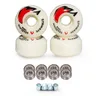 4Pcs Skateboard Wheels With bearing complete PU Skateboard Parts 52mm*30mm Wheels 95A skateboard for