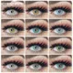 EYESHARE 2pcs Colored Contact Lenses BRAZIL GIRL Series Color Contact Lens Eye Contacts Colored