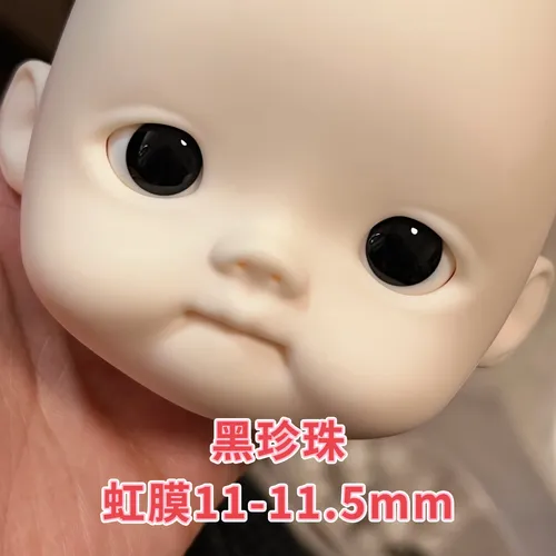 20mm/18mm Glasaugen schwarz für bjd Puppe Zubehör braune Augen bewegliche runde Augapfel Puppe
