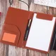 PU Leather File Folder Clipboard Document Magnetic Clip Business Meeting Contract Clamp Writing Pad