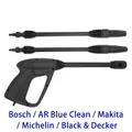 High Pressure Washer Spray Gun Jet Lance Nozzle Car Washer Jet Water Gun Spear Wand for Bosch Black