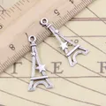 20pcs Charms Paris Eiffel Tower Star 30x13mm Tibetan Bronze Silver Color Pendants Antique Jewelry