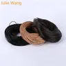 Julie Wang 1 Meter 1-5mm Menschen Verursachten Rindsleder Schnüre Halskette Anhänger Kette Seil