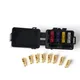 4 weg Auto Sicherung Box Auto Sicherung Halter Auto Lkw Auto Blade Fuse Box mit terminal und