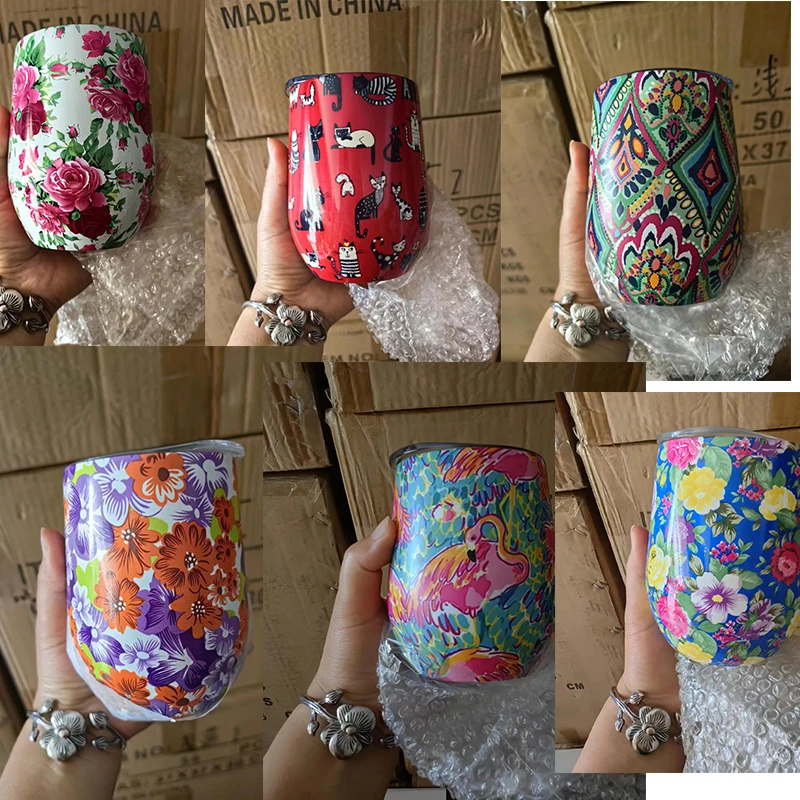 Neue Kaffee Eis Bier Cafe Flasche Wein becher Bier isoliert Thermoskanne Vakuum Kaffee 12oz Reise becher Eier becher benutzer definierte Logo Image