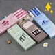 4 PCS Neutral Pen Coffee Beans Gel Pen Set Soft Bread Touch 0.5mm Ballpoint Pen Black Color Ink for