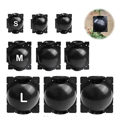 3PCS Plant Rooting Ball Grafting Rooting Box Breeding Case Plant Root Growing Box For Garden 5/8/12cm In Diameter planting tools