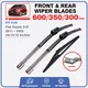 Front Rear Wiper Blades For Fiat Panda 319 2011 - 2023 Windshield Wipers Windscreen Car Accessories