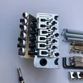 Elektrische Gitarre Tremolo System FL Brücke 6 string Doppel Schütteln 43mm Mutter Chrom