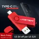 TYPE-C USB-Flash-Laufwerke 256GB roter Speichers tick für wasserdichtes Handy-Stick 128GB reale