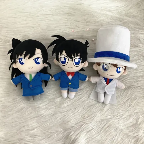 Detektiv Conan Plüsch Puppe Spielzeug 20cm Conan Kaitou Kiddo Rachel Moore Anime Niedliche Weiche